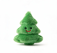 Porte-clés en peluche personnalisé, arbre de Noël en peluche, jouet en peluche, design personnalisé, porte-clés en peluche doux, cadeau promotionnel de Noël