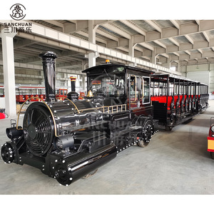 Tùy chỉnh 42 58 72 hành khách tùy chỉnh động cơ nhiên liệu tàu du lịch lớn cho công viên giải trí ngoài trời - Product Image 3