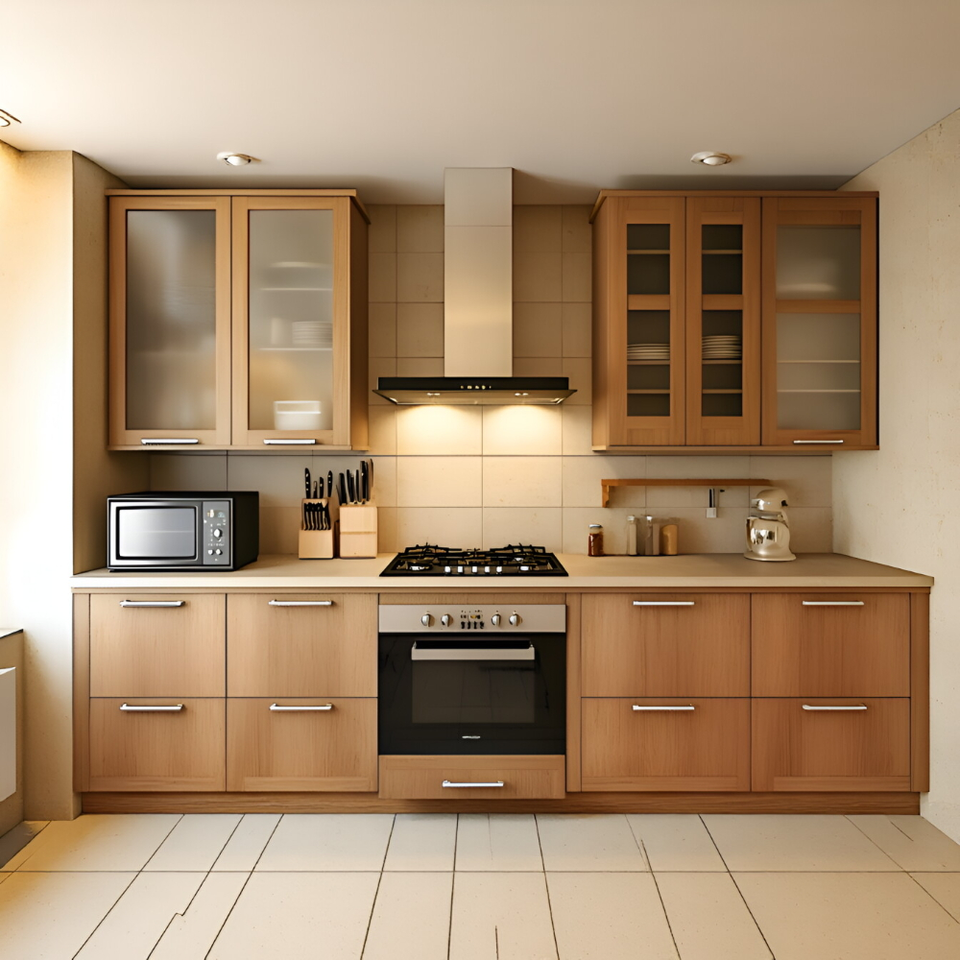 Xichu American Style Wood Modular Kitchen Cabinet Designs for Small ...
