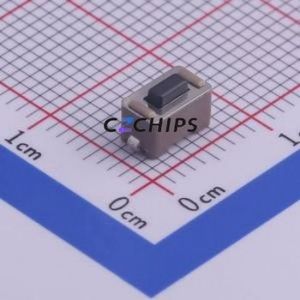 JT1143JEM Tactile Switch SMD,6x3.5mm Switch Single Pole Single Throw Rectangle Button 1.8N Vertical Mount - Product Image 1