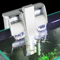 Filtre mural cascade Sensen 3-en-1 pour petit aquarium – Équipement de filtration et pompe de circulation silencieuse