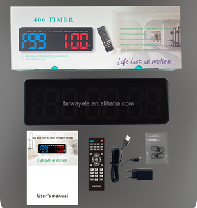 Reloj Temporizador para Gimnasio, Temporizador Digital para <span class=keywords><strong>Tabata</strong></span>/FBG/EMOM, para Gimnasio en Casa con Control Remoto, Cronómetro con Cuenta Regresiva y Cuenta Ascendente - Product Image 6