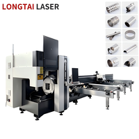 Machine de découpe laser CNC pour profilés, découpeuse laser à fibre pour tubes, pour le traitement des tuyaux métalliques, des canaux et des angles de construction