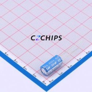 Condensador Electrolítico de Aluminio de Orificio Pasante 87EC0483, Componente de Orificio Pasante (THT), D8xL16mm 22uF 20% 400V 305mA-100kHz - Product Image 1