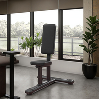 Prix de gros Banc plat en métal Tabouret de fitness Banc d'haltères pliable Taille personnalisée pour la musculation