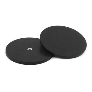Threaded <strong>Neodymium</strong> <strong>Magnet</strong> D22/31/36/43/55/66/88/135 Rubber Coated Pot <strong>Magnet</strong> with External Screw Thread - Product Image 1