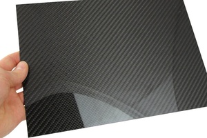 Placa de Fibra de Carbono de Alta Rigidez 1000x1000mm, Producto Ligero de Fibra de Carbono para Construcción - Product Image 2