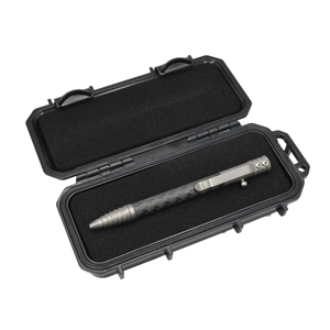 Stylo tactique à action par culbuteur en titane avec brise-vitre, fidget spinner pour la survie d'urgence, stylo de poche en fibre de carbone pour EDC - Product Image 5