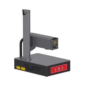 Model baru murah mesin ukir laser mini portable raycus max mesin penanda laser serat genggam 20w 30w
