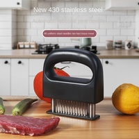 Machine à hacher la viande Pine, 48 broches, perforateur de tendons, pour usage domestique, pour viande de porc, en métal et PP, outils à viande, accessoires de cuisine