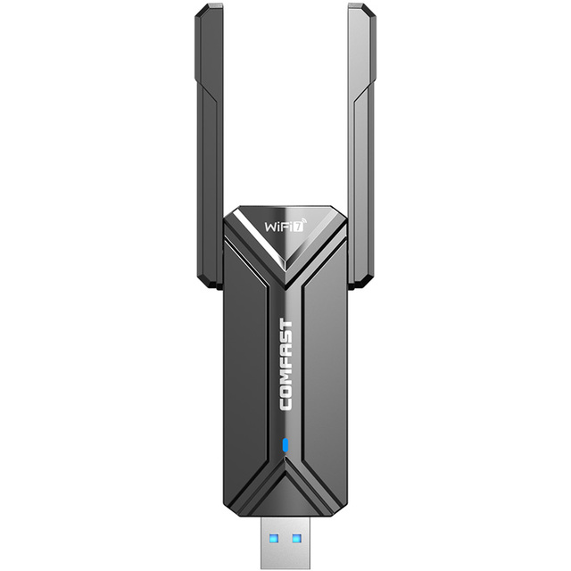 6500Mbps BE6500 Antena Wifi 7 2.4G&5.8G&6GHz Tri-band USB3.0 Network Card WiFi7 USB Adapter