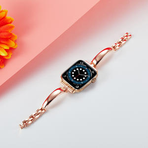 <span class=keywords><strong>Bracelet</strong></span> en métal de style simple pour iWatch Series <span class=keywords><strong>8</strong></span> 7 6 5 4 3 2 1, <span class=keywords><strong>bracelet</strong></span> pour femme pour <span class=keywords><strong>Apple</strong></span> <span class=keywords><strong>Watch</strong></span> 38 40 41 mm - Product Image 5