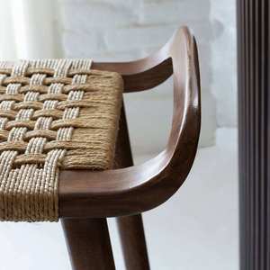 Luxury Industrial Brown Leather Bar <b>Stool</b> <b>with</b> Black Metal Frame and Comfortable Upholstered Seat for Modern <b>Kitchen</b> <b>Island</b> Home - Product Image 4