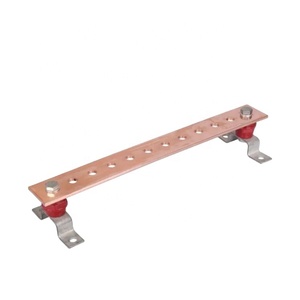 Barra di Messa a Terra in Rame Rigido Isolato Personalizzabile per Sistemi Elettrici Industriali con Dimensioni Personalizzabili - Product Image 2