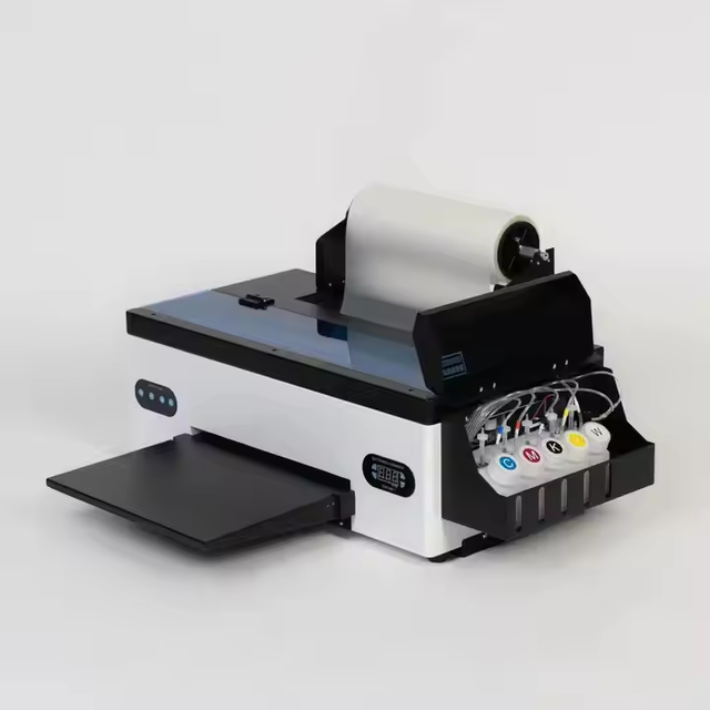 L1800/DX5/R1390 Full-Automatic Small Pet Flatbed A2/A3 DTF Roll-to-Roll Printer New 1-Year Warranty Textile Film Pigment Ink