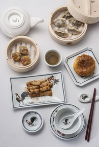 Plato redondo de 10,5 pulgadas al por mayor, material de melamina, diseño personalizable, Chinatown, restaurante, cafetería, bistró, plato de 10 pulgadas - Product Image 3