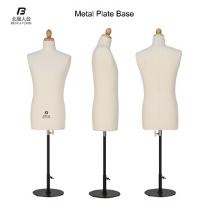 Maniquí Masculino de Medio Cuerpo Beifuform, Maniquí de Vestir a Media Escala, Miniatura 1/2, Muñeco Masculino sin Piernas en Oferta para Sastrería - Product Image 5
