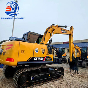 15 tấn bánh xích thủy lực Sany sy155c máy xúc giá rẻ giá tốt ban đầu được sử dụng Sany sy155c sy155h máy xúc 155 - Product Image 4