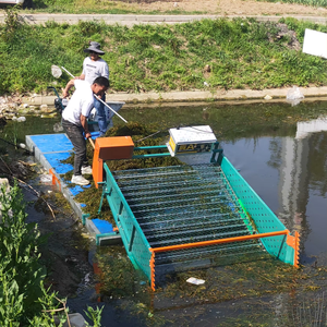 Machine portative de moissonneuse de mauvaises herbes aquatiques <span class=keywords><strong>pour</strong></span> le transport facile <span class=keywords><strong>d</strong></span>'étangs de petits lacs assemblent le noyau de moteur <span class=keywords><strong>pour</strong></span> l'herbe de tapis <span class=keywords><strong>d</strong></span>'algues de chou - Product Image 1
