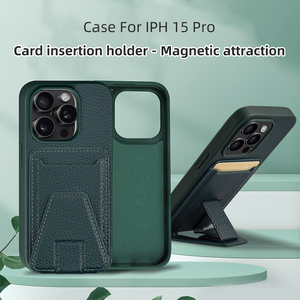 Funda protectora completa para iPhone 16 Pro Max, soporte magnético para iPhone 15, con espacio para tarjetas, cubierta de protección para teléfono - Product Image 3