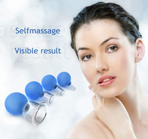 Set Cangkir Bekam Wajah Kaca Pijat, Set Cangkir Terapi Bekam Vakum Silikon - Product Image 6