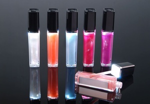 Brillo labial con luz LED, espejo, logo personalizado, de alta calidad e impermeable - Product Image 1