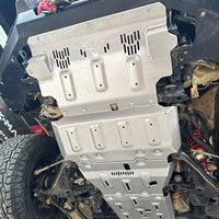 Pièces Toyota HILUX 4x4, plaque de protection du châssis en alliage d'aluminium et de magnésium de 8 mm, protection inférieure du moteur, accessoires de modification