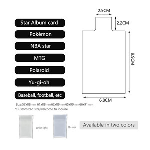 Bustine Protettive per Carte Collezionabili Star Collection Convex Head Eazy Pull Facili da Estrarre Misura 66x91mm in CPP con Goffratura a Caldo - Product Image 2