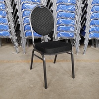 Chaises de banquet de luxe en métal pour mariages, églises et hôtels, chaise de salle à manger rouge pour fêtes et banquets, vente en gros