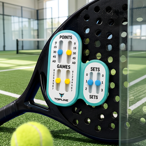 Compteur de score de tennis portable TOPLINE en plastique multicolore – Suivi des points et des jeux – Tableau de scores haute performance - Product Image 1