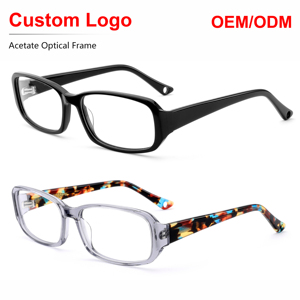 Sunray Custom Packaging Demo Lens Acetate Handmade Lightweight Durable Unisex Anti-Blue Light Eco-Friendly Eyeglasses <b>Frames</b> - Product Image 1