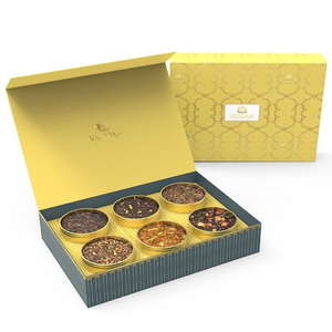 Caja de regalo de embalaje de té de lujo, Logo personalizado impreso, papel de embalaje de té con cierre magnético - Product Image 3