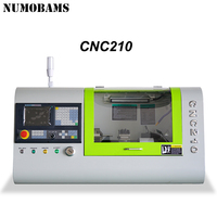 Torno CNC Mini NUMOBAMS CNC210/Torno de Metal con Motor Servo de 1200W y Sistema CNC GSK
