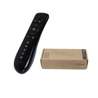 Télécommande sans fil T2 Air Mouse avec gyroscope à 6 axes pour Smart TV, Android Box, projecteur, PC et jeux