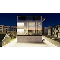 Services de conception architecturale de gymnases modernes pour centres de fitness avec zones d'entraînement fonctionnelles et espaces de formation