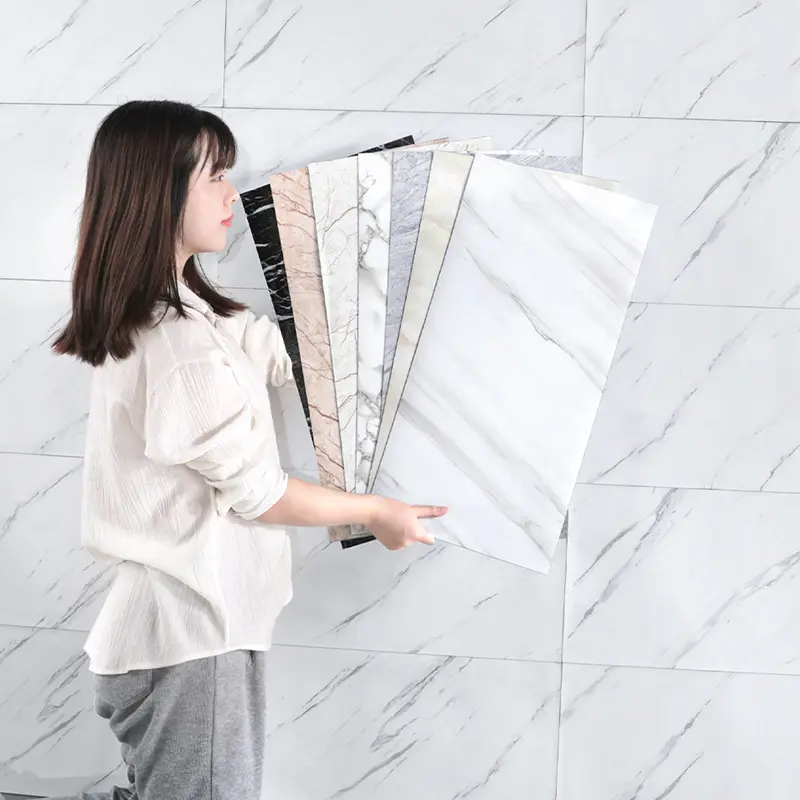New Self-Adhesive Wallpaper Luxury Imitation Marble Wall Panel for Hotel Bedroom Living Room Bathroom