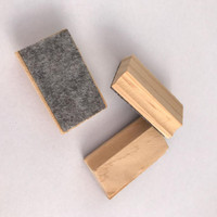 Gomme à tableau en bois et feutre, mini, mignonne, petite, polie, très vendue