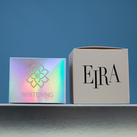 Individuell Bedruckte Faltbare Kartonbox 350g/m² Weißer Karton Kosmetikverpackung Leicht zu Öffnende Steckbox für Lippenstift und Creme
