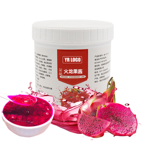 Concentrado de Mermelada de Fruta del Dragón y Melocotón, Certificado Halal, HACCP, Envasado para Preparación de Bebidas de Té, Listo para Usar para Minoristas Globales - Product Image 3