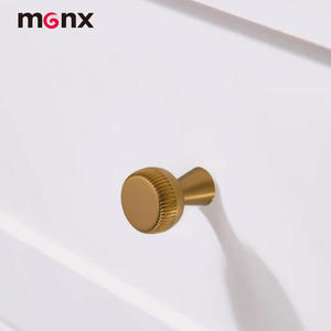 Wholesale Vertical Texture Solid Zinc Alloy Cabinet Pull Combo Long Bar Round <strong>Knob</strong> Handle for Luxury Wardrobe Furniture Hardware - Product Image 5