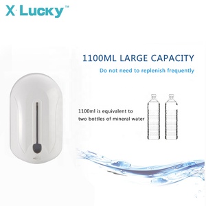 Contacto de montaje en pared con Pedal mano libre 800Ml automática Mickey ratón blanco comercial de <span class=keywords><strong>la</strong></span> bomba de sensorial dispensador de jabón - Product Image 4