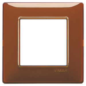 Vimar Wall <b>Switch</b> Plate 8x13 Cm Tobacco Color Reflex Finish - Product Image 1