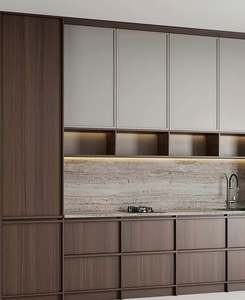 Meubles de chambre à coucher sur mesure d'usine, style médiéval américain moderne, armoires murales pour salle de vêtements et télévision - Product Image 4