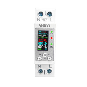 Medidor <span class=keywords><strong>de</strong></span> Energía Inteligente WiFi Monofásico OEM, Monitor <span class=keywords><strong>de</strong></span> kWh con Pantalla LCD TFT, Protector <span class=keywords><strong>de</strong></span> Voltaje con Relé Temporizador Tuya - Product Image 6