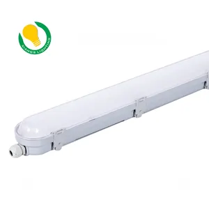 SAA CE lampu LED anti-tiga, lampu LED gudang Linear Sensor gerak peredupan 4000K 5000K 50W