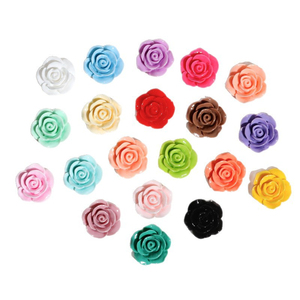 Accesorios pequeños <span class=keywords><strong>de</strong></span> resina <span class=keywords><strong>de</strong></span> rosa simulada KI Creator, botones decorativos <span class=keywords><strong>de</strong></span> camelia para manualidades, materiales para decoración <span class=keywords><strong>de</strong></span> uñas. - Product Image 5