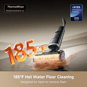 Para DREAME H15 Pro, Aspiradora de Líquidos y Polvo con Calor 185 ° F Limpieza de Pisos con Agua Caliente 212 ° F Autolimpiante 194 ° Secado por Aire Caliente - Product Image 4