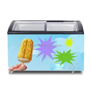 Factory price refrigerator food display case freezers freezing ice cream freezer