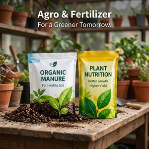 Sacs en plastique à fermeture éclair pour l'emballage d'engrais agricoles, nourriture pour plantes et engrais organiques - Product Image 5