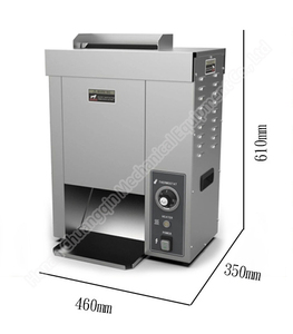 เครื่องปิ้งขนมปังแบบโซ่เครื่องทำแฮมเบอร์เกอร์เครื่องปิ้งขนมปังเครื่องทำขนมปังเครื่องปิ้งขนมปังแบบสายพานลำเลียง - Product Image 3